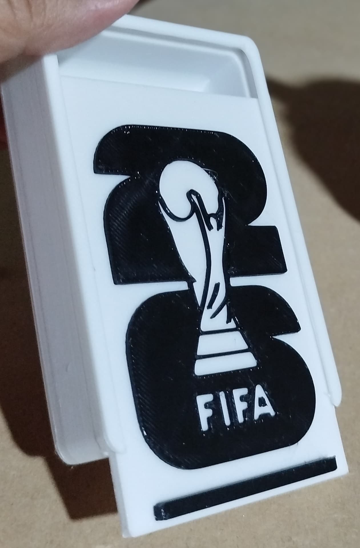 Caja organizadora para figuritas del Mundial