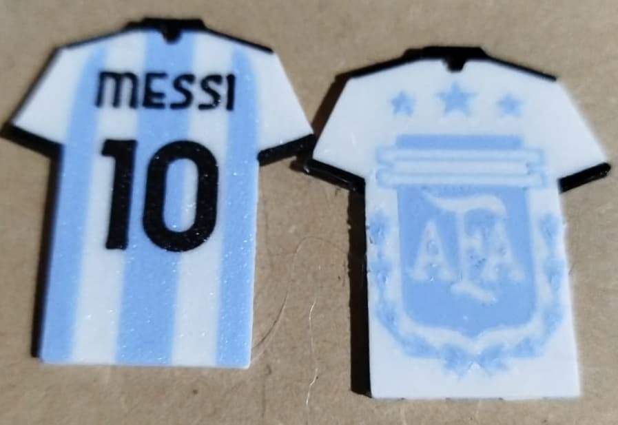 Llavero Camiseta Argentina 10 — Doble Cara